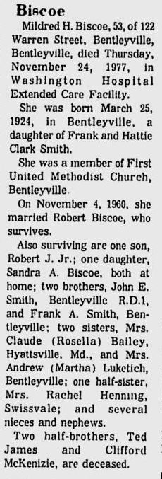 Mildred H. Biscoe